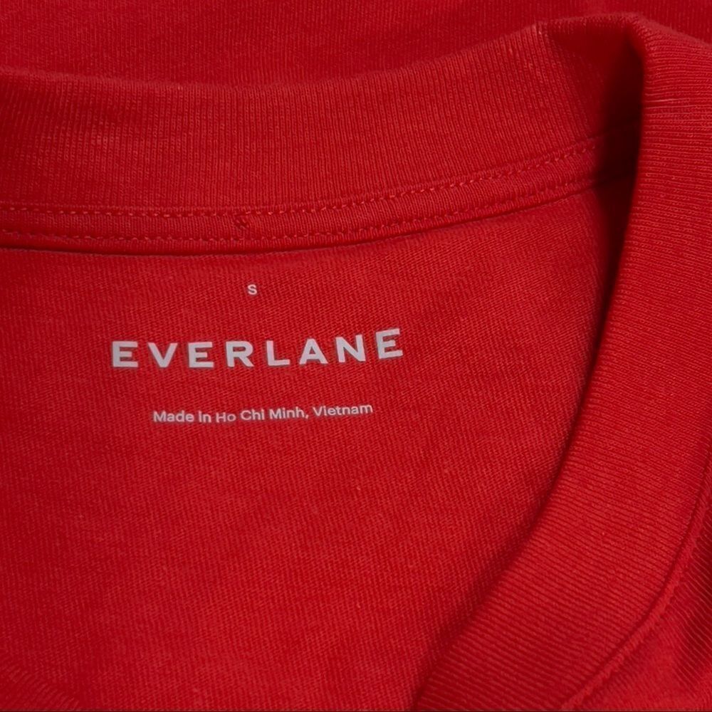 Everlane Red T-Shirt Dress - Picture 12 of 13